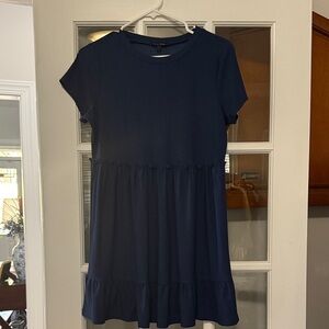 Classic Navy Tiered Dress - Brand Unspecified